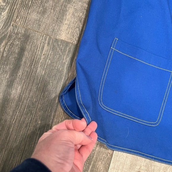 Bob Mackie Wearable Art Jacket Shirt Nautical Sailing Naval Anchor Flags size L - Picture 3 of 7